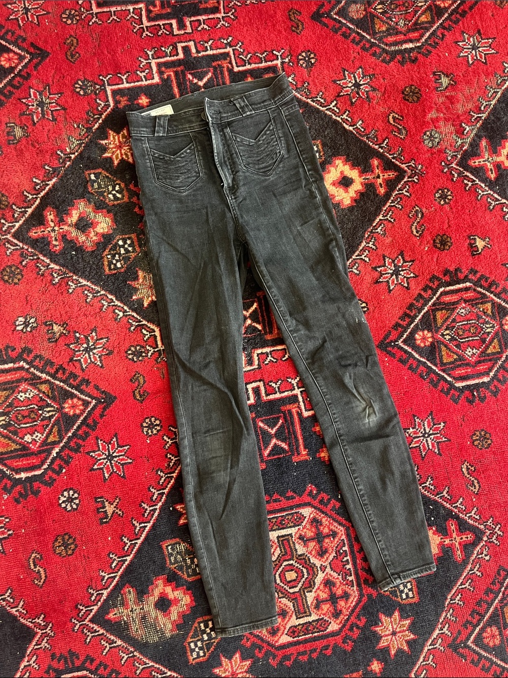 Gap High Waist Skinny Jeans with Pocket Detail